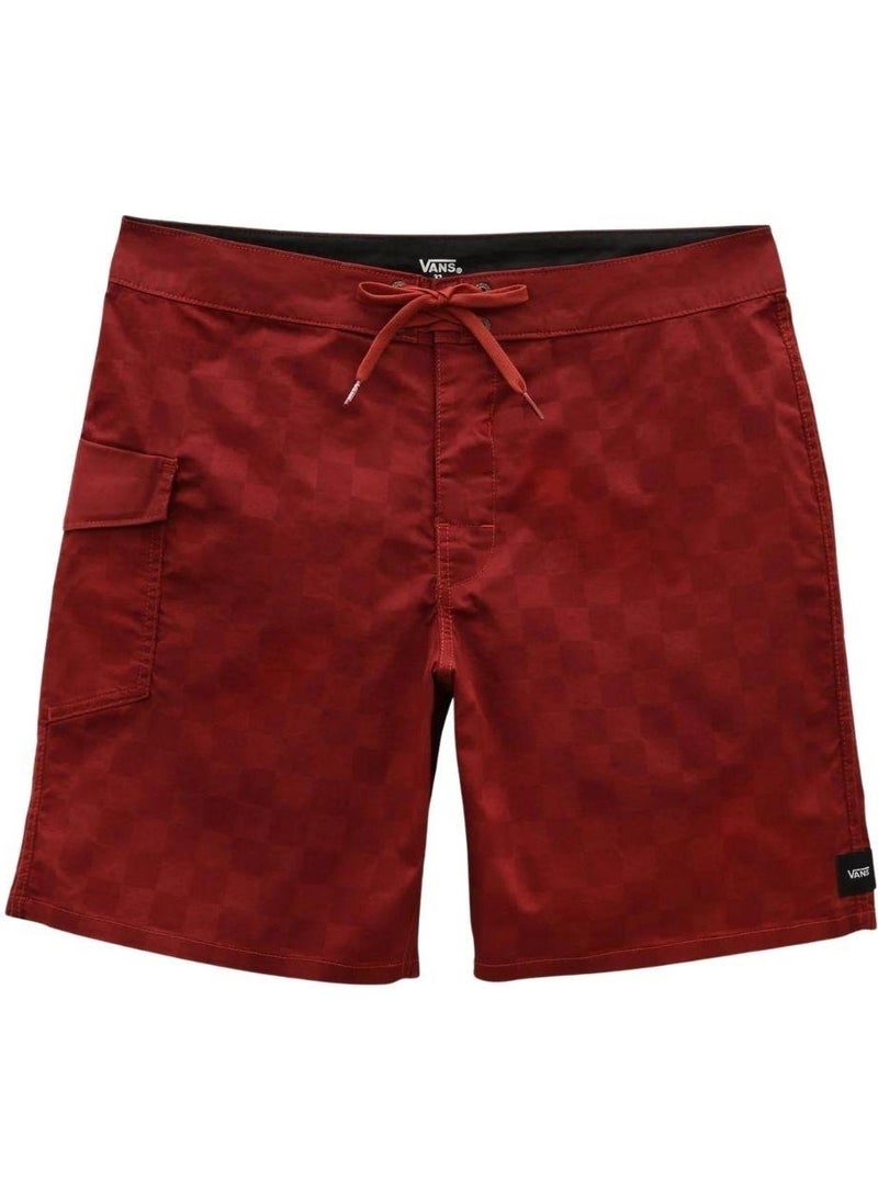 VANS Vintage Cotton Boardshort Red Swimsuit Shorts  - Image 1