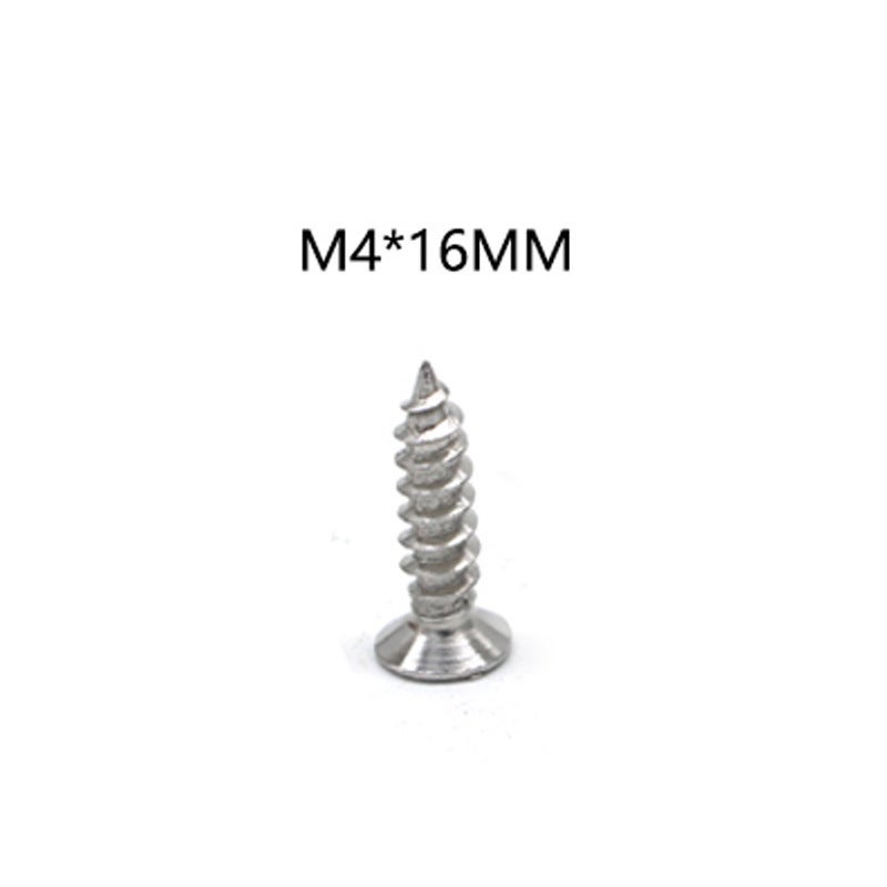Thickened stainless steel multi-function corner code thickened corner code furniture hardware connector three-sided fixed corner code wholesale Steel screws 4*16 (5 pieces) Steel screws 4*16 (5 pieces)