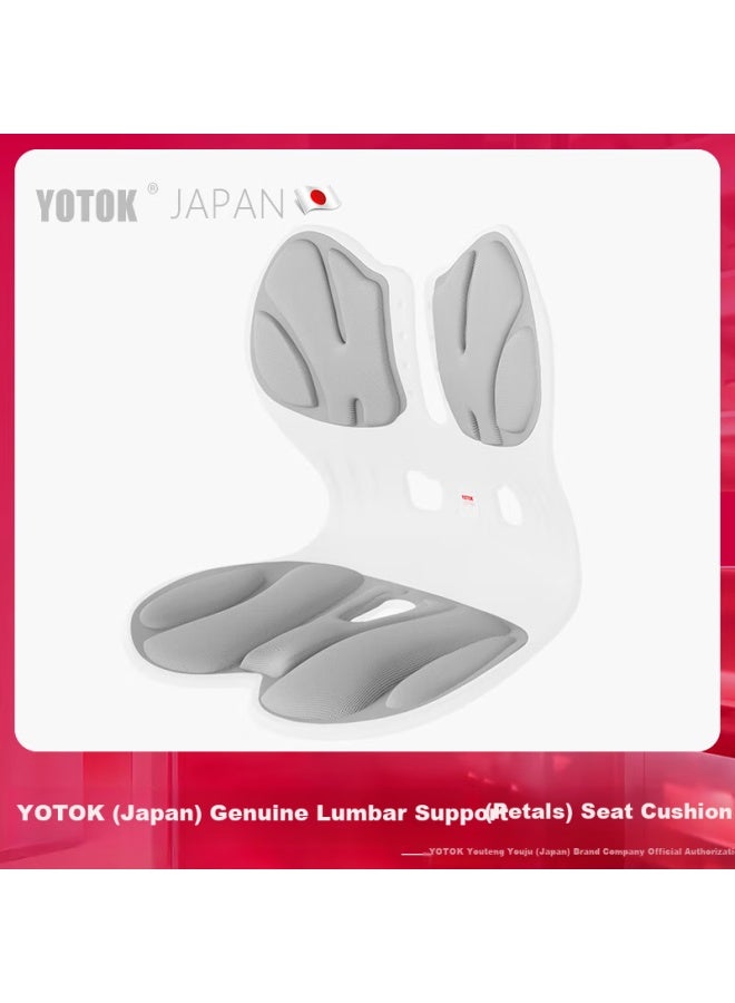 Youtengyouju Yotok (japan) Genuine Lumbar Support Cushion, Back Pain Relief Device, Office Chair Backrest, Ergonomic Posture Correcting Chair - Image 1