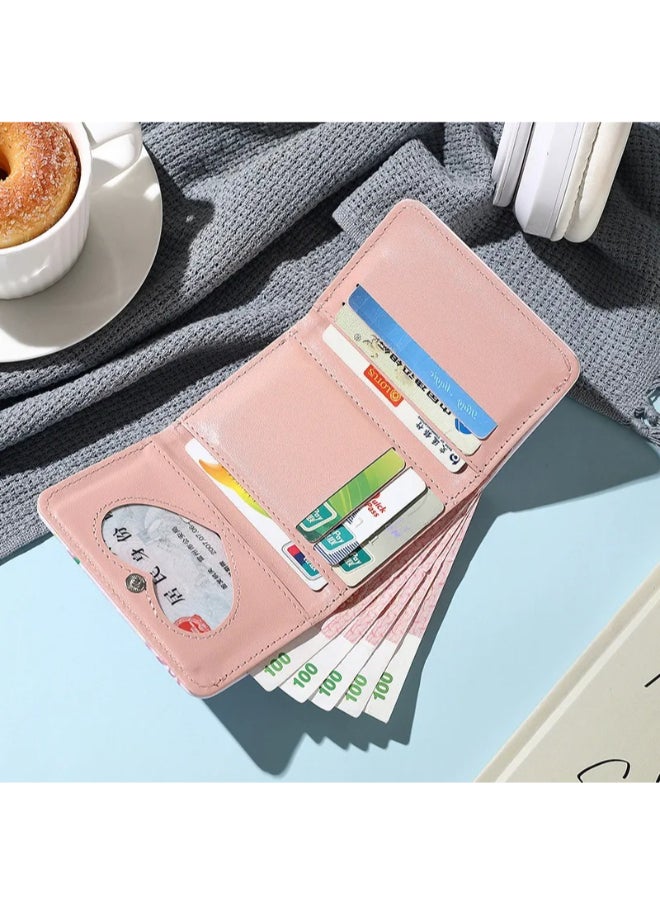 Generic Leather Flip Wallet & Card Holder with Multiple  Pockets Beig Rabbit  - Image 2