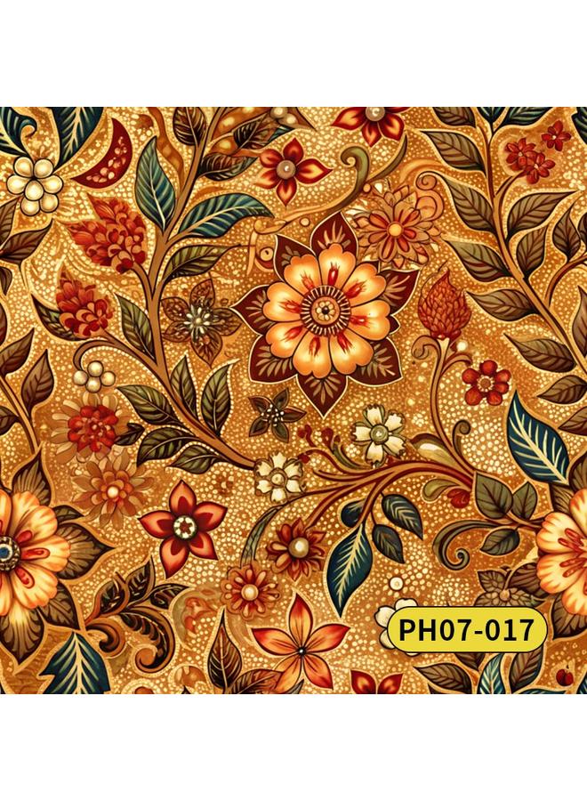 Bluejw Retro American Style Warm Fresh Plant Flower Wallpaper Ins Style Atmosphere Wallpaper Bedroom Self-adhesive Wallpap - Image 1