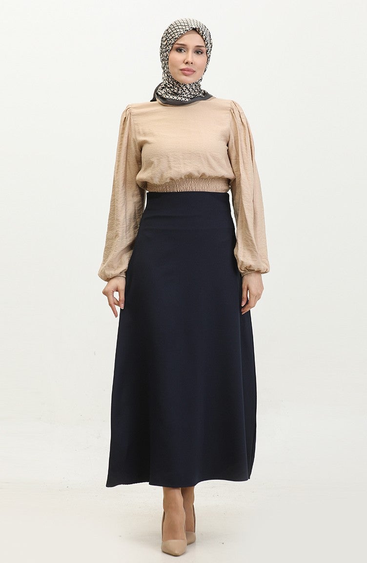Neways 2273-PIECE Elastic Skirt Black for Women | Best Price UAE