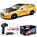 Desdoni Remote Control Car RC Drift Car 24GHz 124 Scale 4WD 20KMH High Speed Model Vehicle with LED Lights Drifting Tire Racing Sport Toy Car for Adults Boys Girls Kids Gift 2Pcs Rechargeable Batteries - Image 4