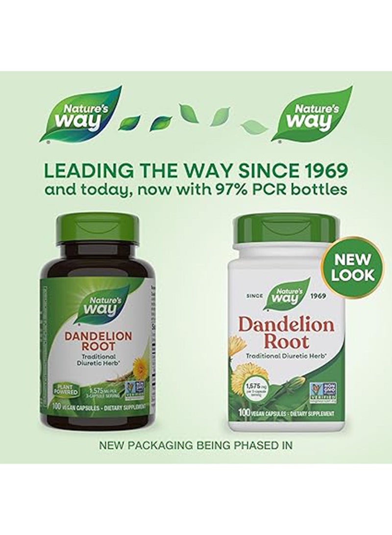 Nature's Way Dandelion Root 100 Capsules - Image 1