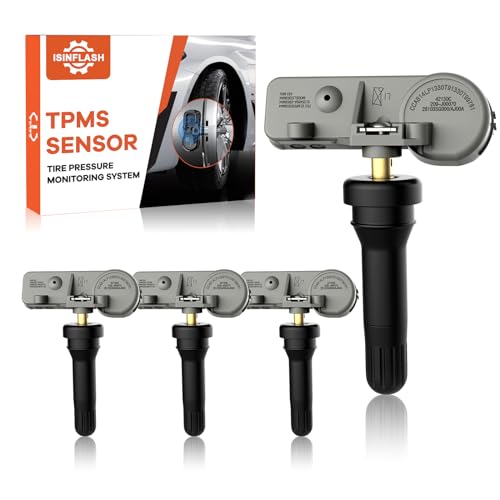 ISINFLASH TPMS Sensor, 315MHZ Tire Pressure Monitor System Sensors Compatible with Chevy GMC Buick Cadillac Pontiac Replace OE 13581558, 13598771,13598772, 13586335, 20923680, 4Pcs - Image 1