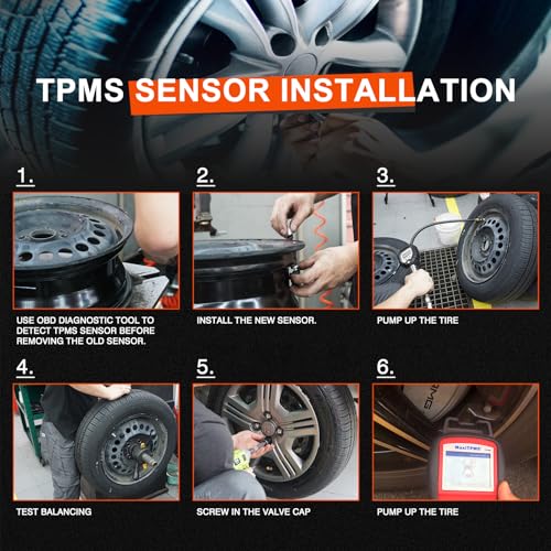 ISINFLASH TPMS Sensor, 315MHZ Tire Pressure Monitor System Sensors Compatible with Chevy GMC Buick Cadillac Pontiac Replace OE 13581558, 13598771,13598772, 13586335, 20923680, 4Pcs - Image 3