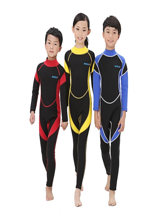 Hisea Kids Wetsuit Girls Boys Zippered Long Sleeve Diving Swimsuit Quick Dry One Piece Chlidren Surf Suit for Water Sports - Image 3