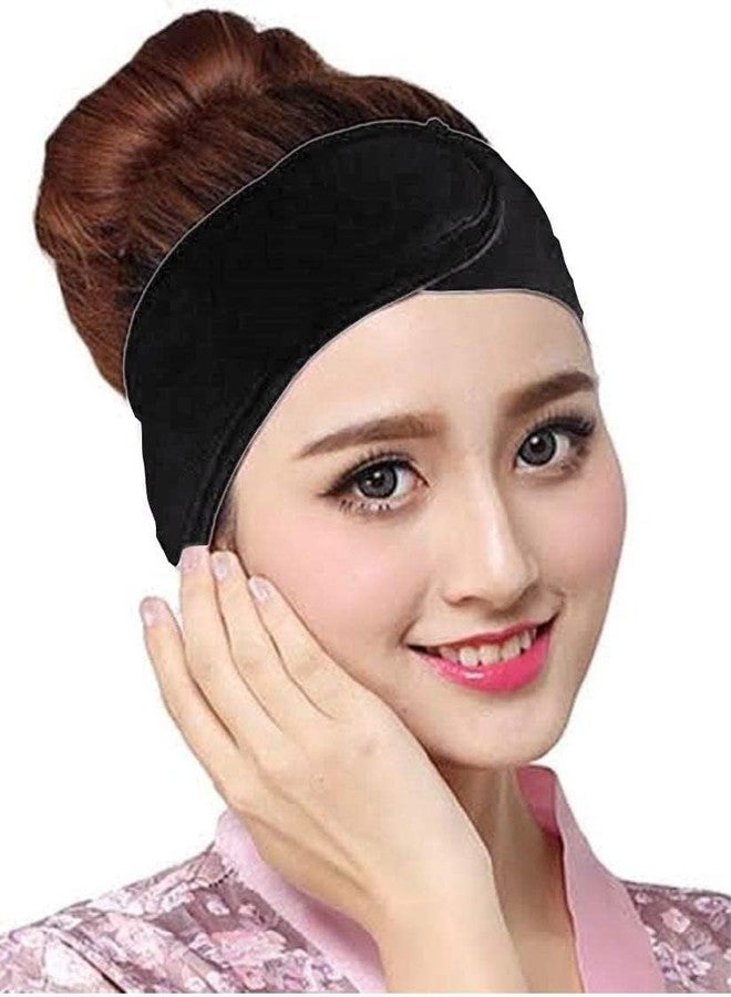 KLIVE Face wash headband facial bands cotton headband for makeup time face wash hair for women, girl Facial Headband for Makeup, Beauty Professional, Salon, Spa, Parlour Facial Band for face wash (Pack of 3) (Gray) - Image 5
