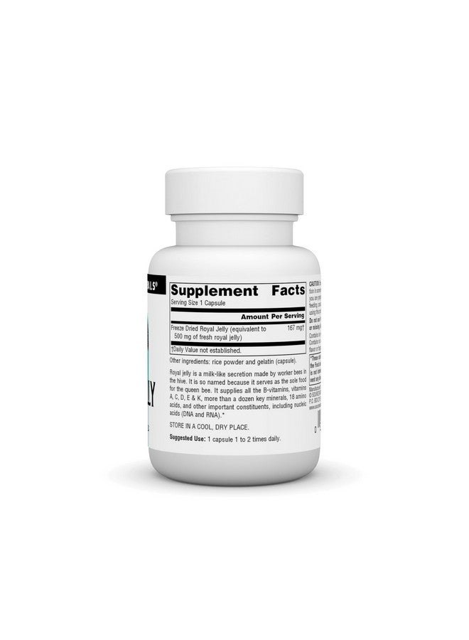 Source Naturals Royal Jelly - 500 mg - 60 Capsules - Image 2