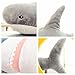OPHRBU Shark Stuffed Animal PlushGiant Soft Shark Plush Pillow ToyPlush Large Shark Toys for Home Decoration Kids Gift Grey 393 inches - Image 4
