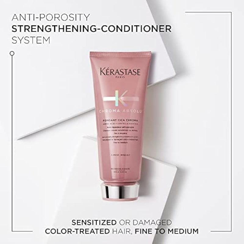 Kérastase Chroma Absolu Fondant Cica Conditioner For Sensitised or Damaged Color-Treated Hair - 200 ml - Image 2