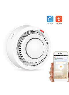Smart Fire Alarm Sensor, Wireless Security System, Smart Life Tuya APP Control, Smart Home For Home Kitchen Store Hotel Factory