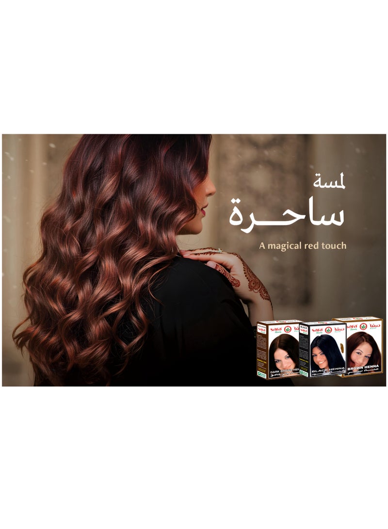 Safa Speedy Hair Henna – Natural Black Color – Ammonia Free – for Women (40g) - Image 3