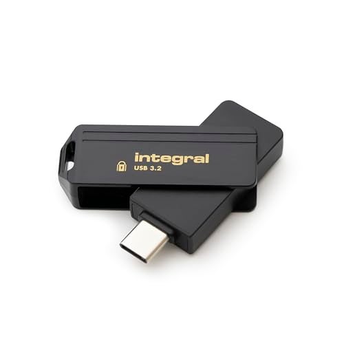 Integral Secure 360-C 64GB Software Encrypted USB Flash Drive - USB-C Connector - 256-bit AES encryption - Compatible with Mac, MacBook, PC, Laptop - Image 2