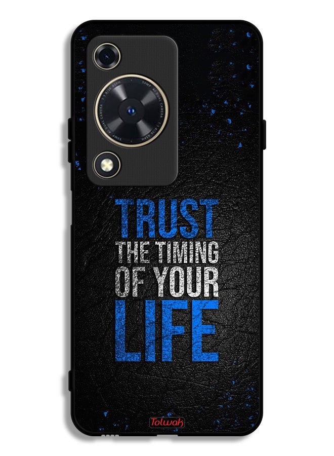 Tolwak Huawei Nova Y72S Protective Case Cover Trust The Timing Of Your Life