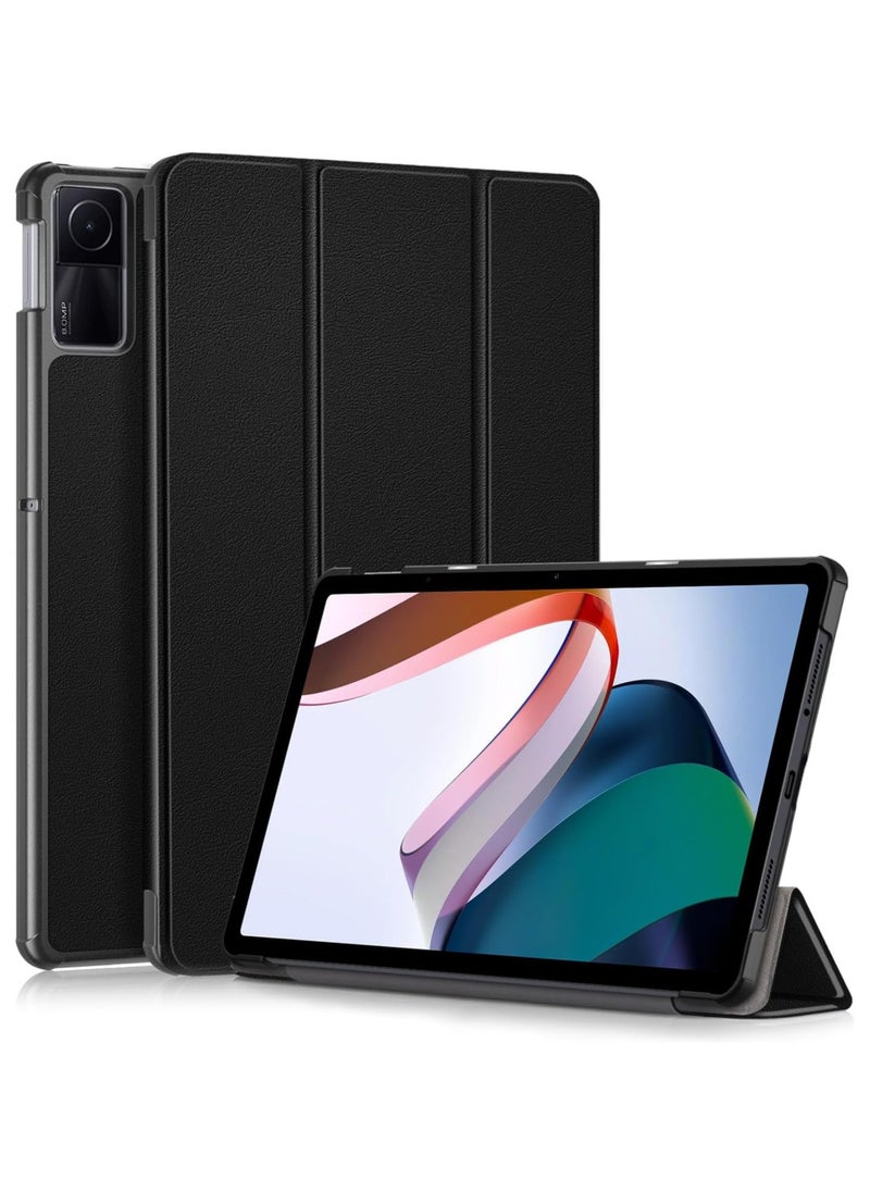 إيفو حافظة لجهاز Xiaomi Redmi Pad SE 11 بوصة 2023، حافظة رفيعة للغاية مع وظيفة الحامل والنوم/الاستيقاظ التلقائي، أسود  - Image 1