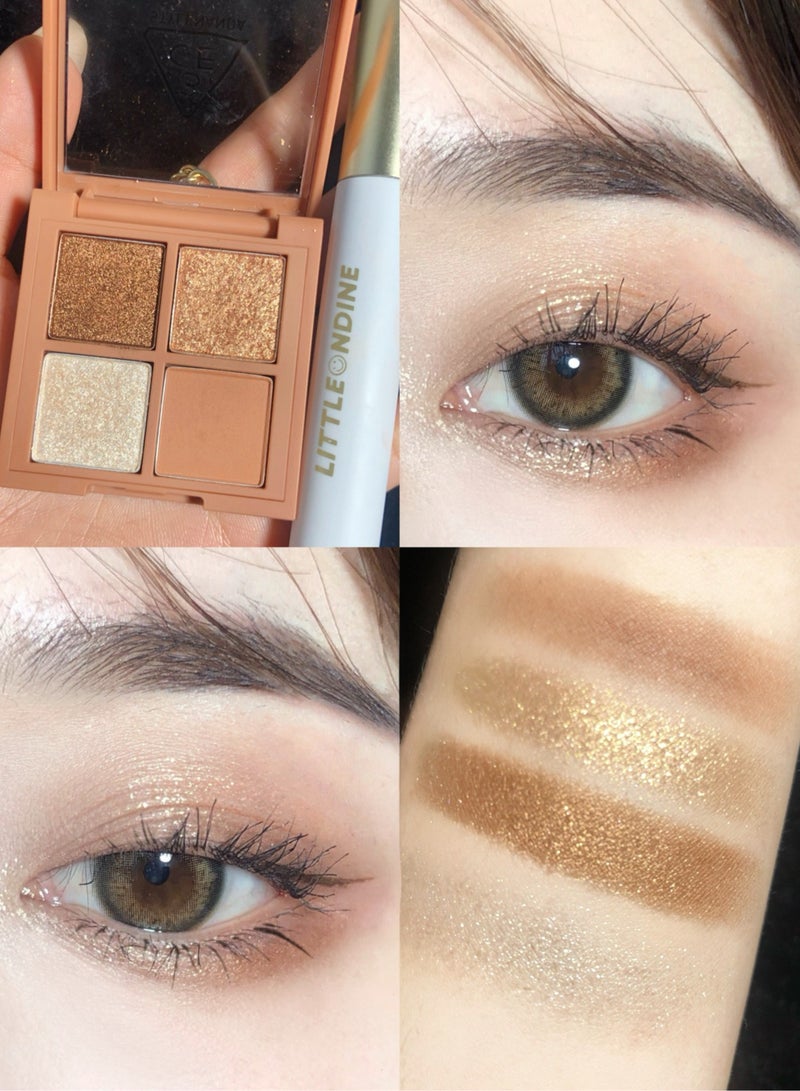 3CE four-color eye shadow palette