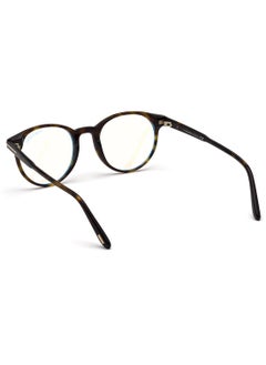 TOM FORD Men's Round Shape Resin Eyeglass Frames - FT5695-B05249 - Lens Size: 49 Mm  - Image 3