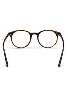 TOM FORD Men's Round Shape Resin Eyeglass Frames - FT5695-B05249 - Lens Size: 49 Mm  - Image 4
