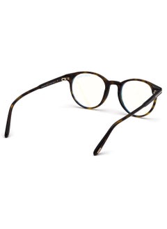 TOM FORD Men's Round Shape Resin Eyeglass Frames - FT5695-B05249 - Lens Size: 49 Mm  - Image 5