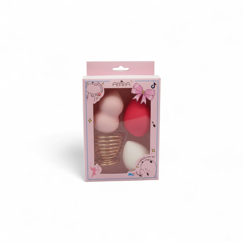 ANINA - Makeup Sponge Set with Holder