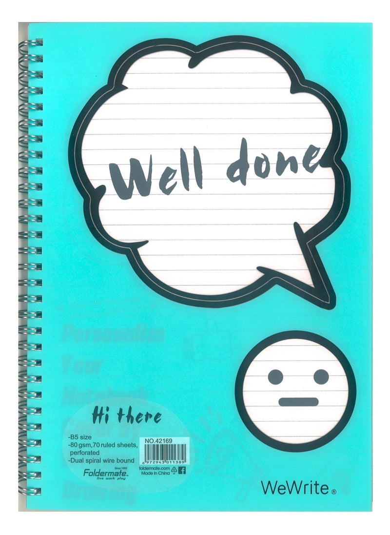 Foldermate - 70-Sheet B5 Size Spiral Notebook - Image 1
