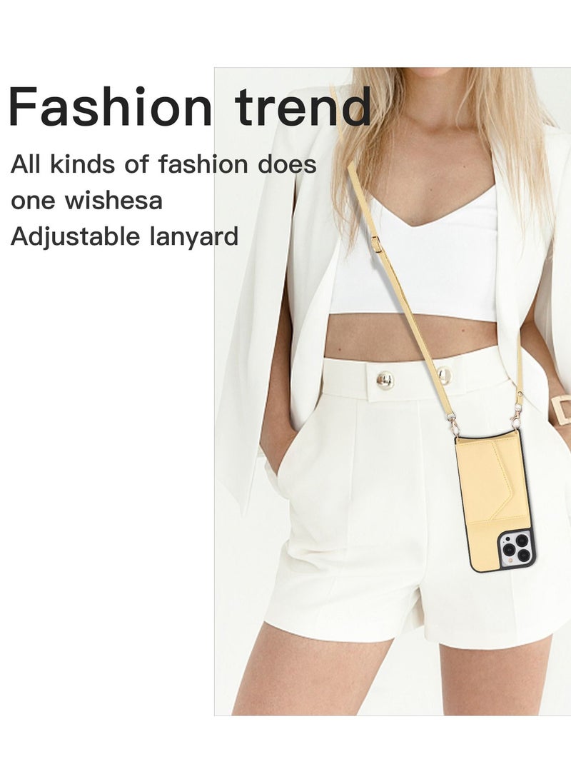 Suteni Back Cover Card Slots Leather Phone Case for iPhone - Image 2