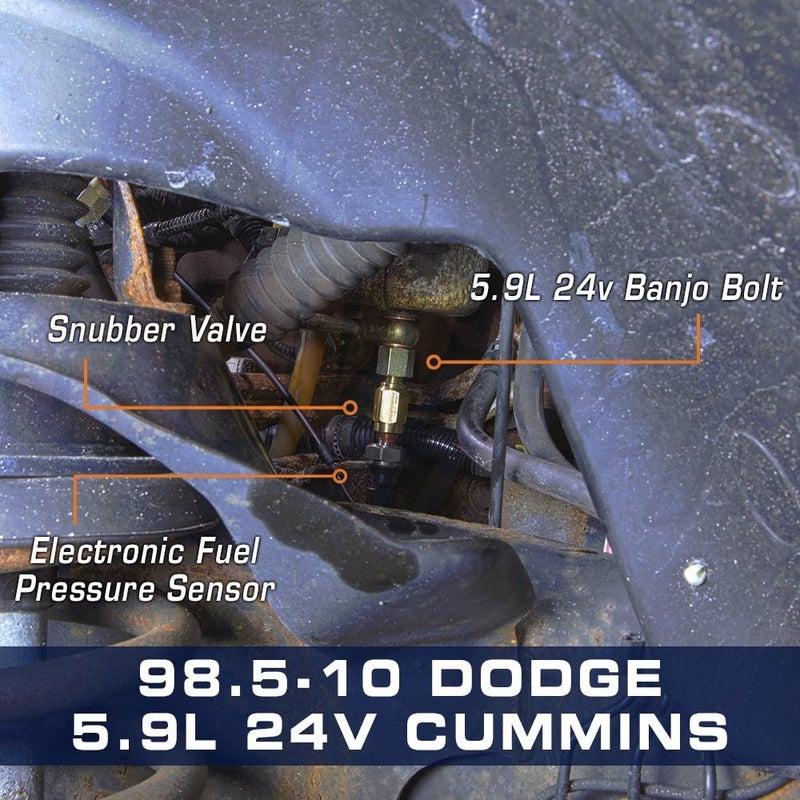 GlowShift Fuel Pressure Snubber Valve Sensor Adapter - Image 3