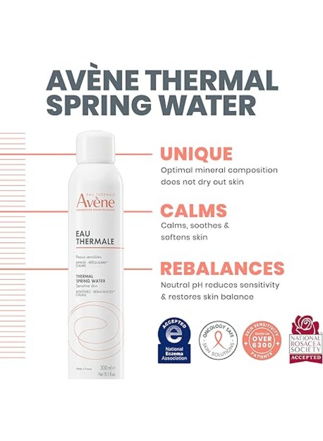 Avène Thermal Spring Water Facial Mist Spray 10.1oz, Soothing Calming Hydrating Spray for Sensitive Skin, Freshness, Softness & Daily Skin Care - Image 4
