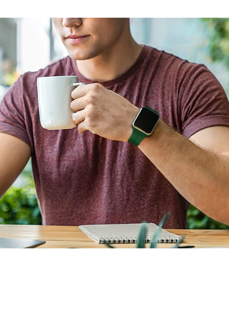 GENNEXT Simple Stylish Folding Magnetic Silicone Strap Band Shockproof Wear Resisting For 42MM 44M 45MM 49MM Series Ultra - Image 5