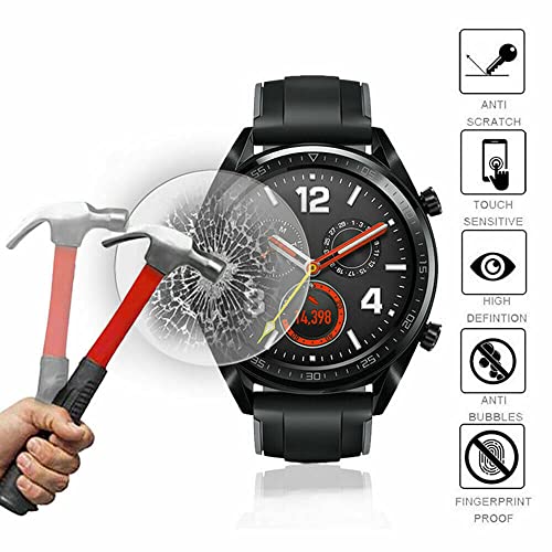FCS Pack of 3 smart watch screen guard for Casio W-217HM-5AVDF | Edge to Edge Coverage | Ultrathin 0.33mm 9H anti shock flexible screen protector (3) - Image 4