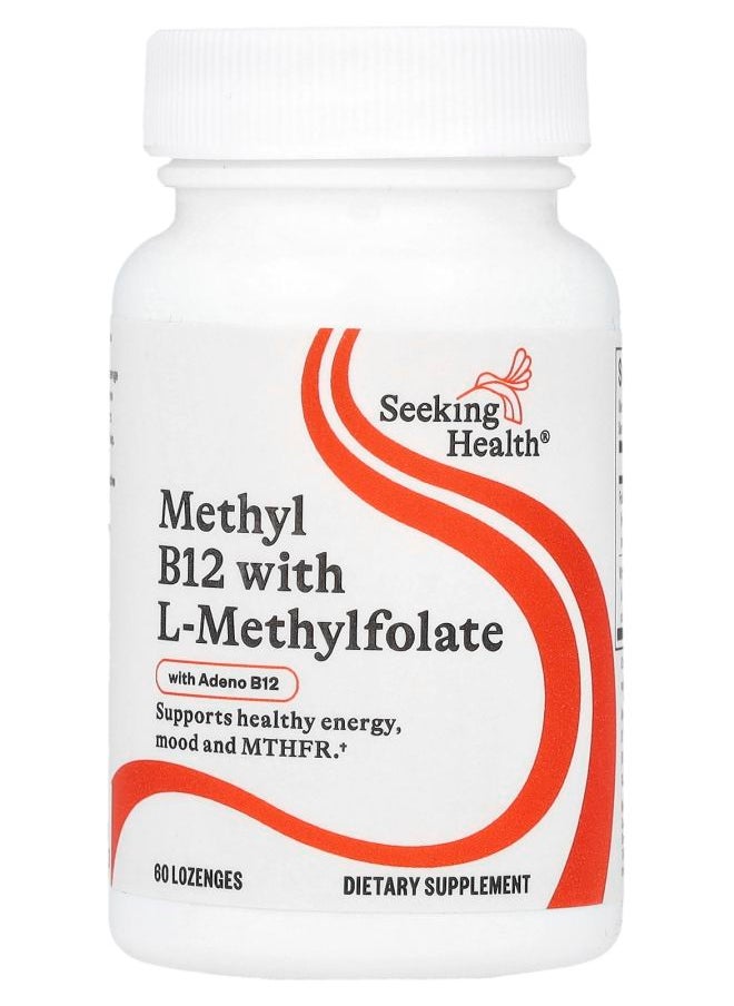 Seeking Health - Methyl B12 with L-Methylfolate  60 Lozenges - Image 1