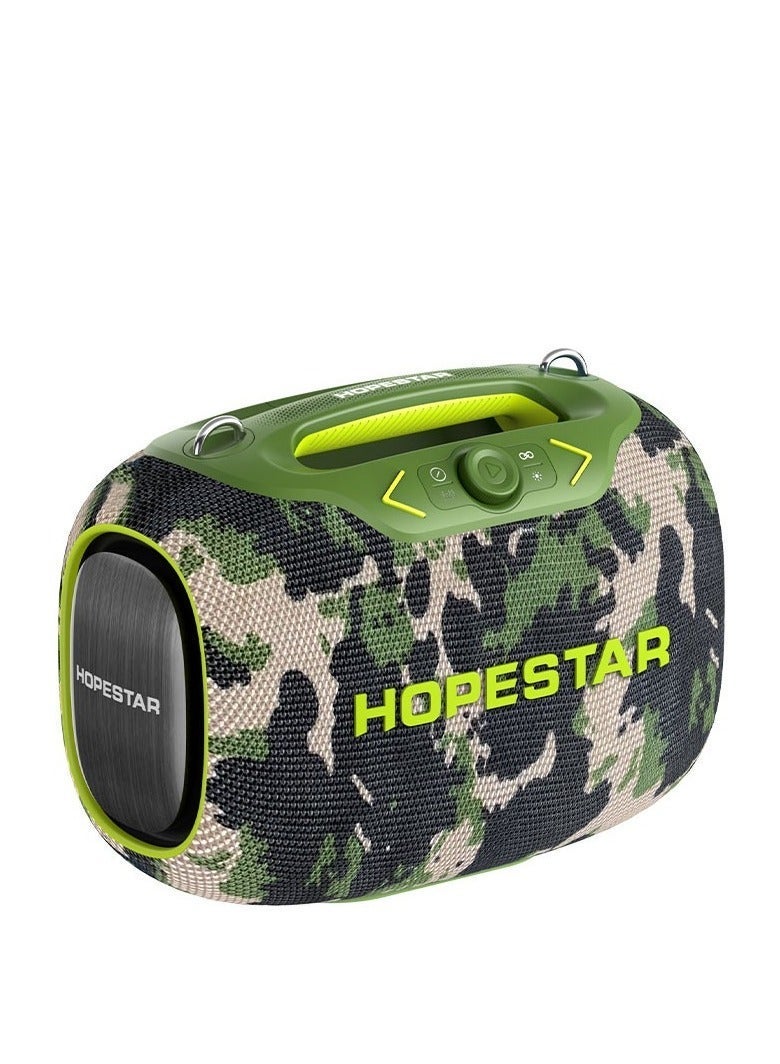 HOPESTAR Party Box 120W Portable Bluetooth Speaker with Dual Wireless Microphones, 20W Fast Charging, IPX6 Waterproof, 10-Hour Playtime, RGB Lights – Ideal for Outdoor, Karaoke, - Image 2