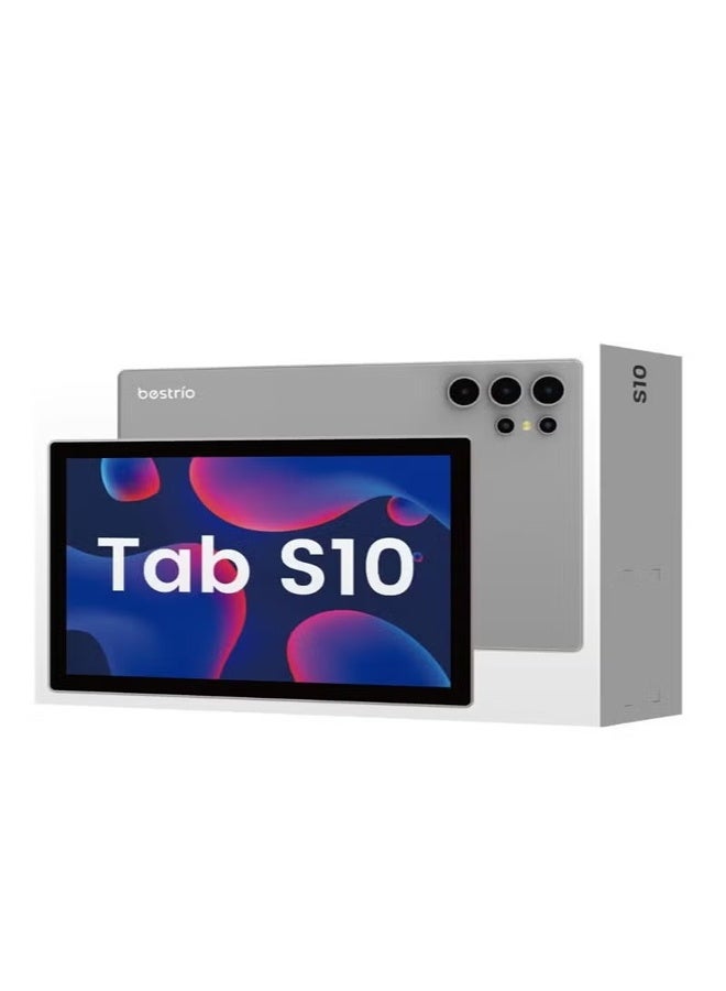 BESTRIO Tab S10 Tablet PC – 10.1" HD Display, Octa-Core Processor, 5G Connectivity, 6GB RAM, 128GB Storage, Android 13, Dual SIM – Includes Keyboard, Mouse, Stylus & Case - Image 1