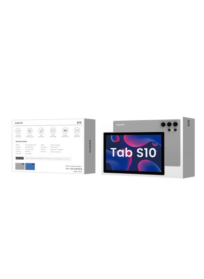 BESTRIO Tab S10 Tablet PC – 10.1" HD Display, Octa-Core Processor, 5G Connectivity, 6GB RAM, 128GB Storage, Android 13, Dual SIM – Includes Keyboard, Mouse, Stylus & Case - Image 5