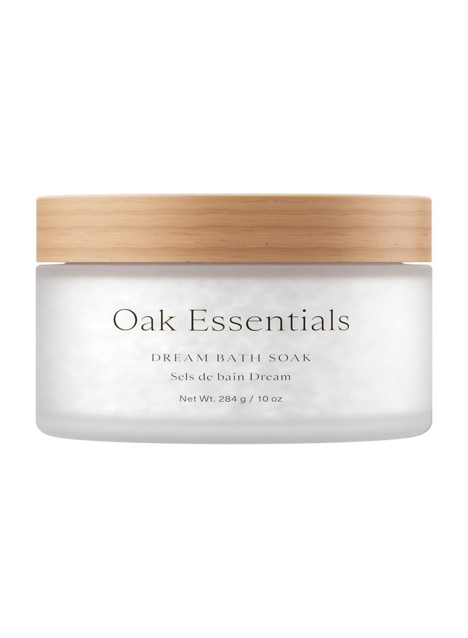 Oak Essentials Dream Bath Soak | Magnesium & European Sea Salt with Lavender, Chamomile & Geranium | Soothing, Restorative Bath Salts, 10 Oz - Image 4