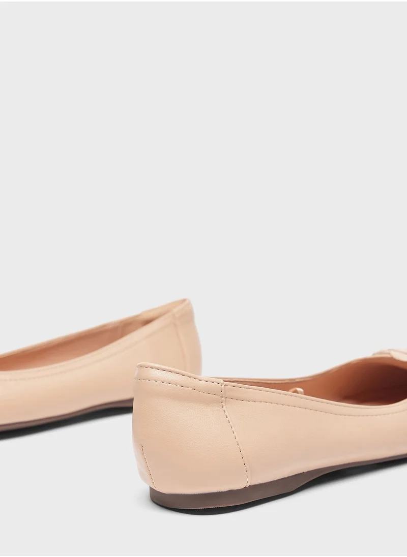 Celeste Bow Detail Ballerina