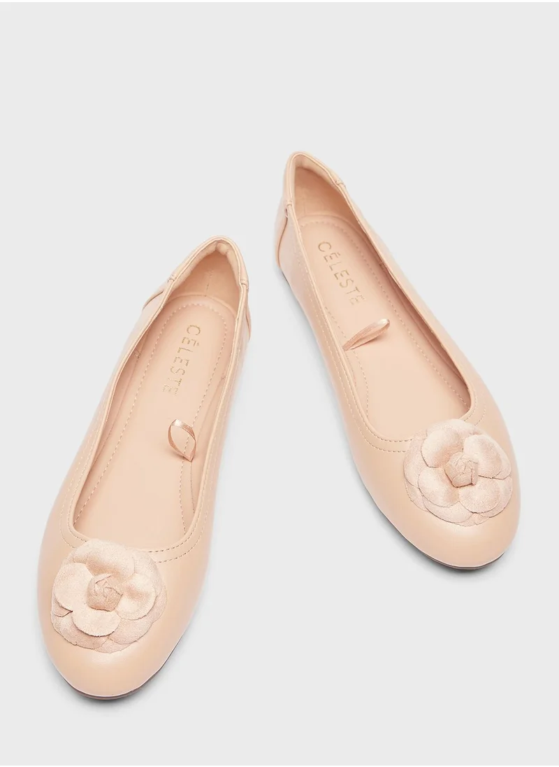 Celeste Bow Detail Ballerina