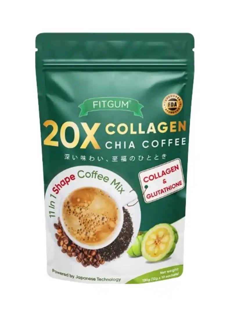 FITGUM Fitgum Chia Coffee Collagen 