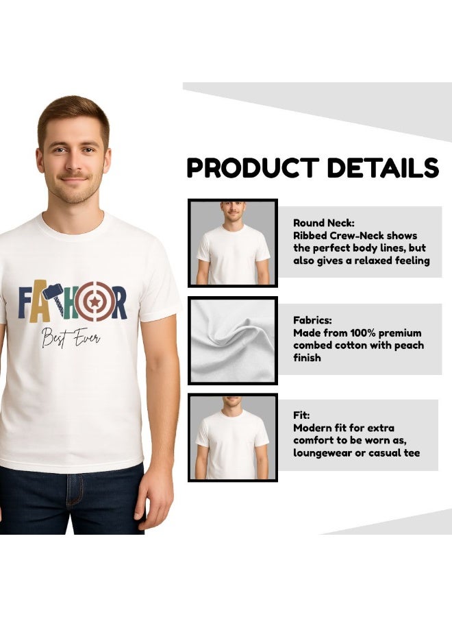 PRINTSHOP4ME Father’s Day Special Men’s T-Shirt–Cotton,Breathable, Round Neck,Short Sleeve  - Image 3