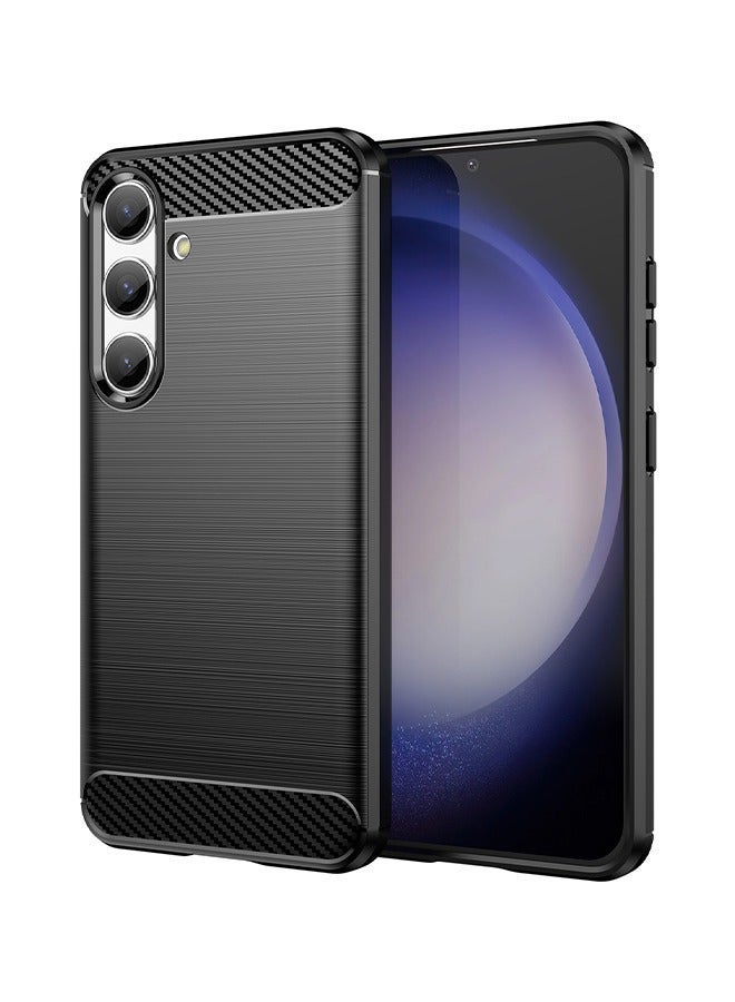 X-level Samsung Galaxy S24 Plus 5G Case Cover with Soft TPU Carbon Fiber Texture Anti-Scratch Shockproof Slim Anti-Drop Bumper Back Cover Comfortable Touch shell Phone Accessory for Samsung Galaxy S24+ - Image 1