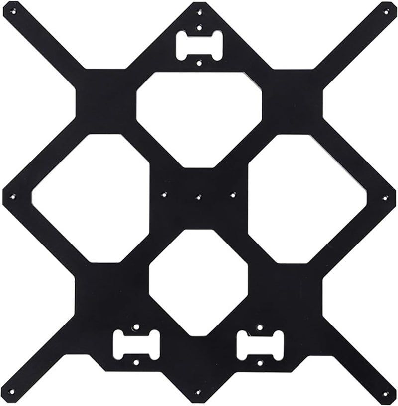 متوافق مع طابعات 3D Prusa I3 MK3، عارضة من الألومنيوم من نوع Y مزودة بـ 3 براغي من نوع U لمحامل LM8UU (نسخة Prusa I3). - Image 1