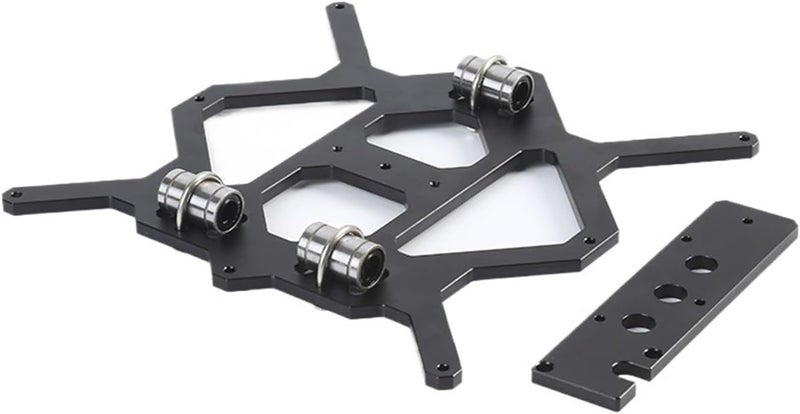 متوافق مع طابعات 3D Prusa I3 MK3، عارضة من الألومنيوم من نوع Y مزودة بـ 3 براغي من نوع U لمحامل LM8UU (نسخة Prusa I3). - Image 3