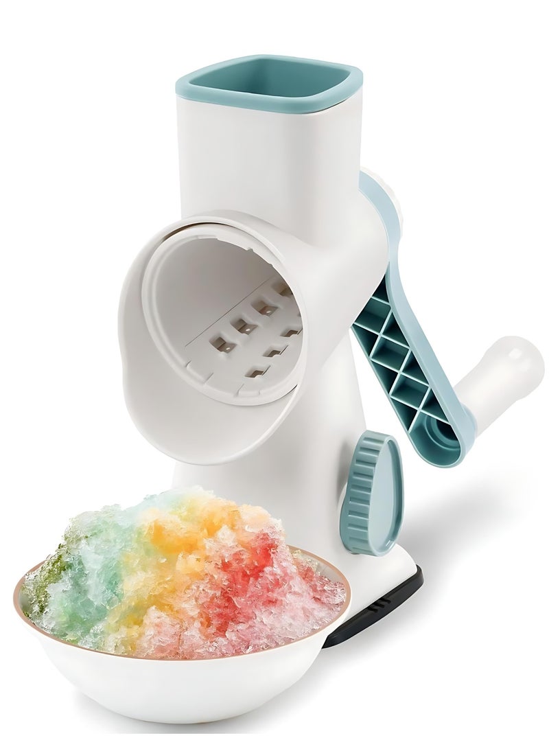 Manual Ice Shaver & Slushie Maker – Upgraded Hand-Crank Ice Crusher for Any Ice Shape, Perfect for Home Use, Ideal for Summer Drinks  - Image 1