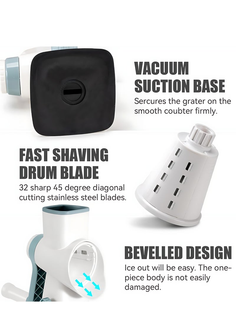 Manual Ice Shaver & Slushie Maker – Upgraded Hand-Crank Ice Crusher for Any Ice Shape, Perfect for Home Use, Ideal for Summer Drinks  - Image 2