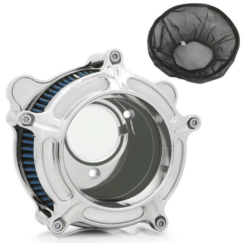 For harley davidson air cleaner filter sportster Touring street glide road king electra Dyna Softail motorcycle air intake Chromed blue filter CFor Touring 20082016