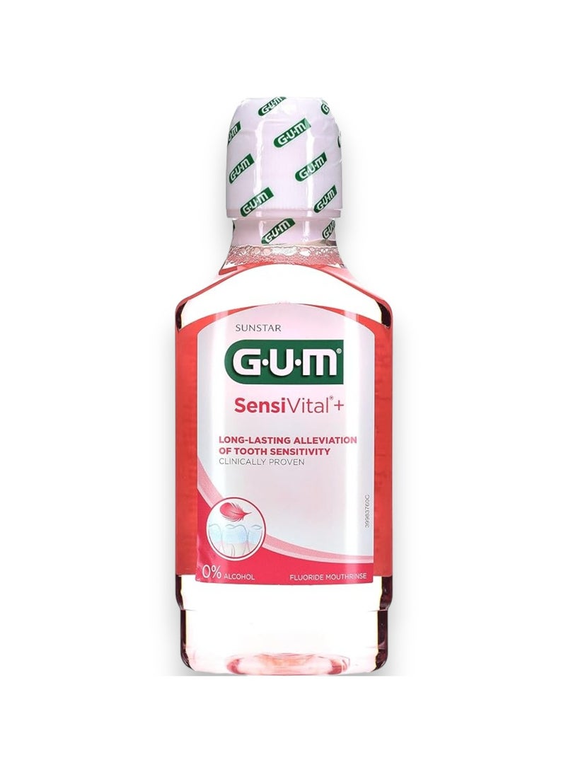 Gum Sensivital Mouthrinse, 300ml