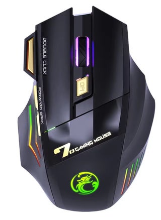 Gaming Mouse, 7 Buttons Rechargeable RGB Wireless gaming mice, Long Battery Life  Adjustable DPI Ergonomic Gaming Work Office  Mouse for Laptop, Desktop windows Mac - pzsku/Z2EF775584D81968B0F0DZ/45/1746207981/9df616f5-ced5-4b61-aef6-c88652d4e52f