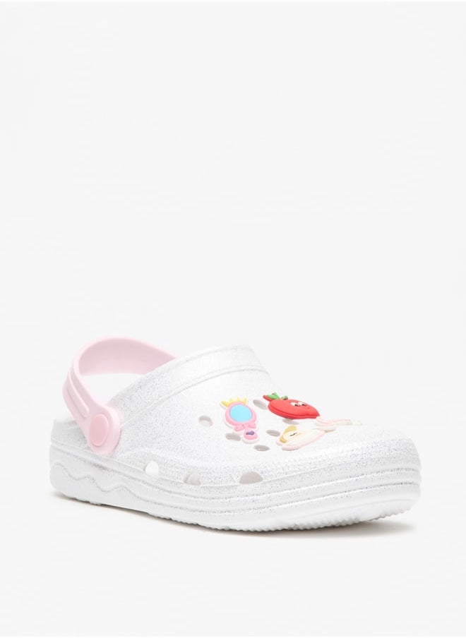 Disney - Girls Applique Detail Clogs with Backstrap - Image 1