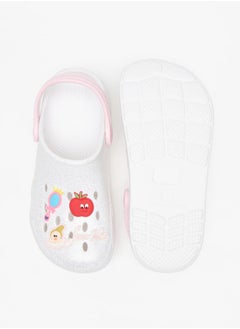Disney Girls Applique Detail Clogs with Backstrap  - Image 4